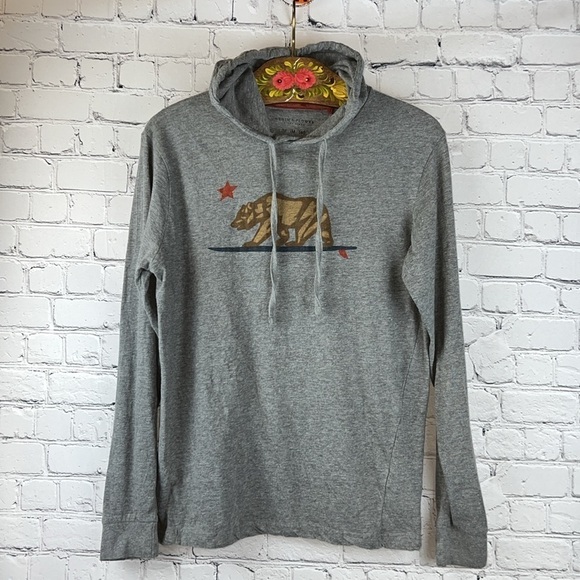 DENIM&FLOWER Ricky Singh California Surfing Bear Sweatshirt Lightweight,… - Picture 1 of 7